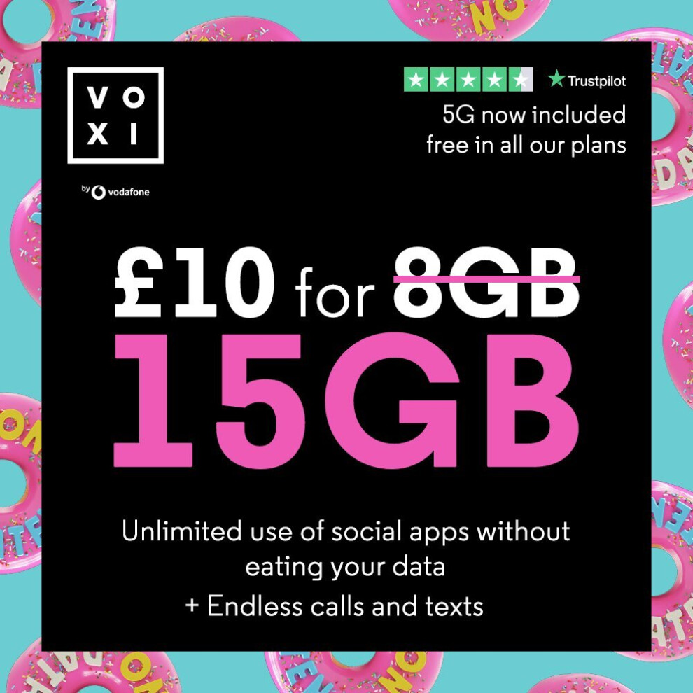VOXI Pay As You Go 30 Day Plan SIM Card