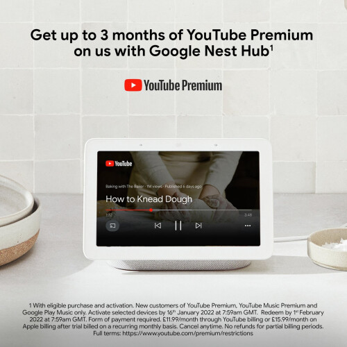 Google Google Nest Hub Smart Display - Chalk 2