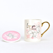 Disney Magical Beginnings Mug & Coaster Gift Set - Love You (Bambi)