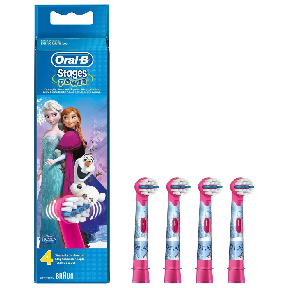 Oral B Disney Frozen Kids Electric Toothbrush Heads 4 Pack on OnBuy