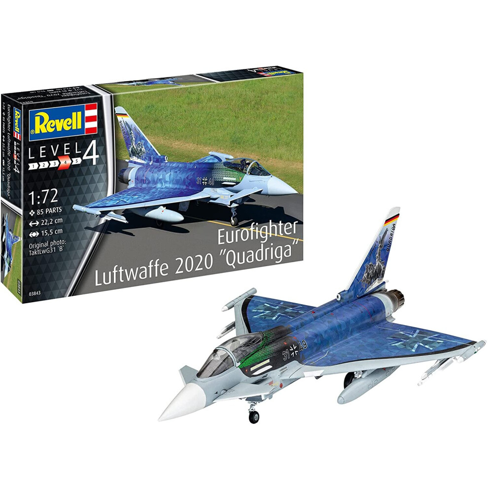 Eurofighter Luftwaffe 2020 Quadriga Level 4 Revell Model Kit