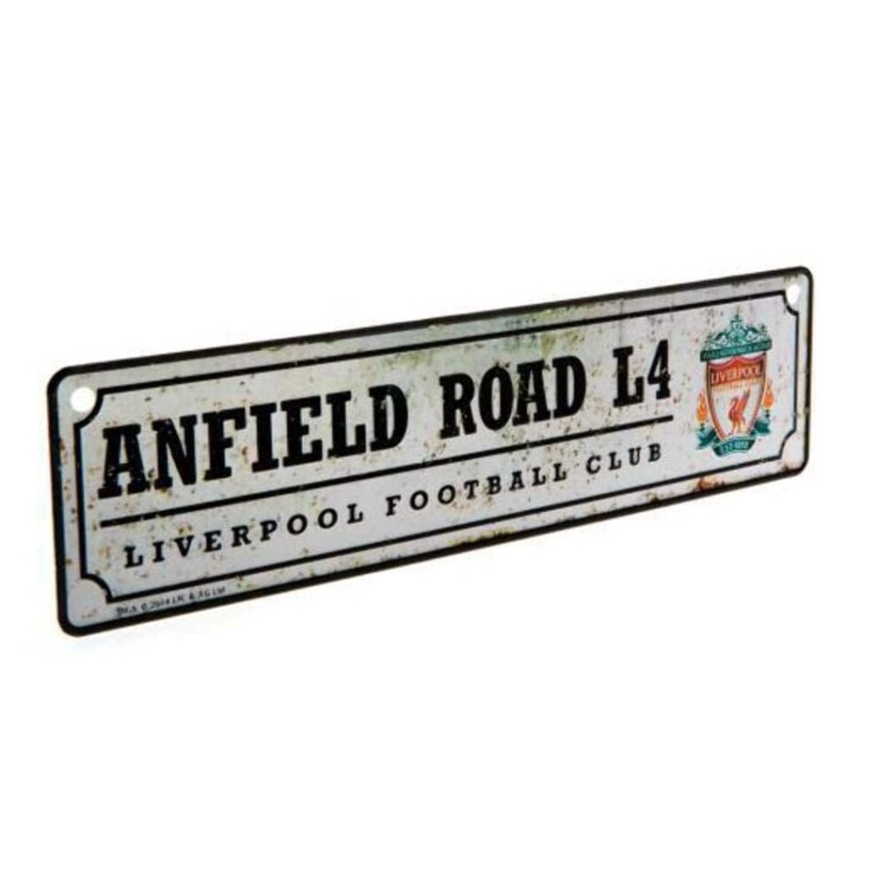 Liverpool Fc Window Sign Retro