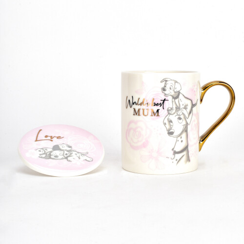 WIDDOP and Co. Disney 101 Dalmatians Mug & Coaster 'Mum'