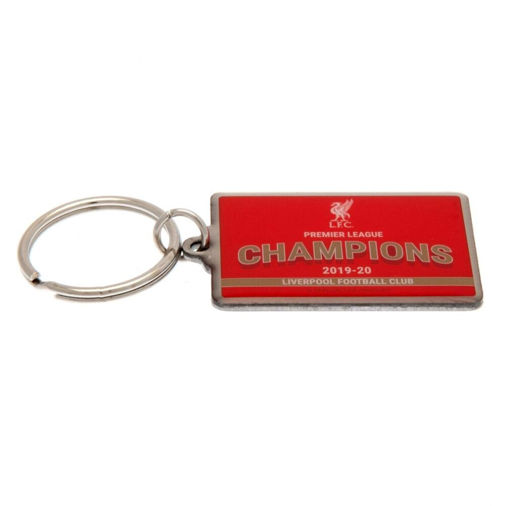 Liverpool Fc Premier League Champions Keyring Brown