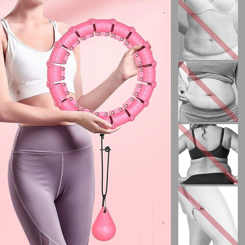 (21 Section) Weighted Smart Hula Hoop With Auto-Spinning Hoop 1