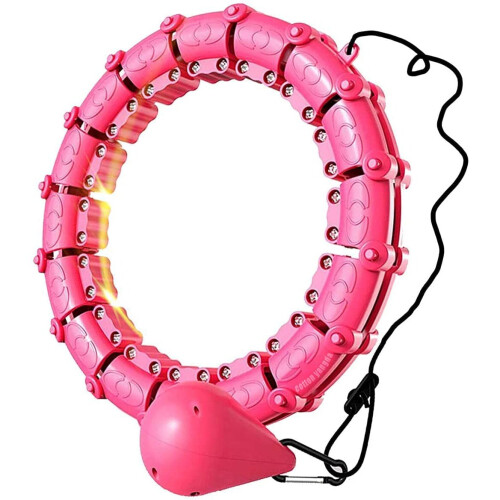 (21 Section) Weighted Smart Hula Hoop With Auto-Spinning Hoop