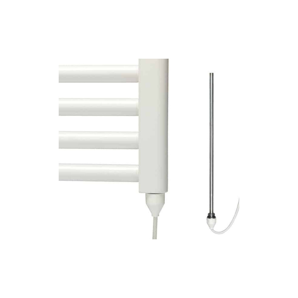 (150W) White Ptc Electric Element For Heated Towel Rails - Splash Proof (Ipx6 Rated) 5060438406428