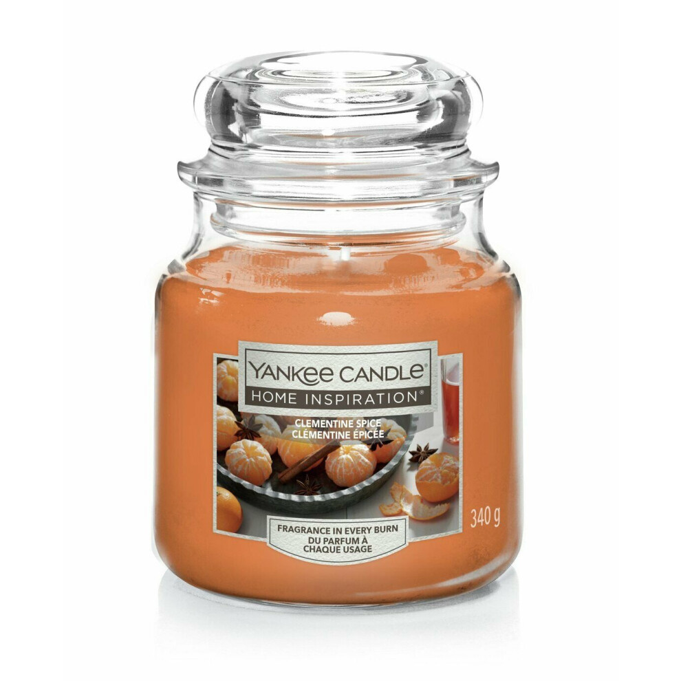 Yankee Candle Home Inspiration Medium Jar Clementine Spice 340g