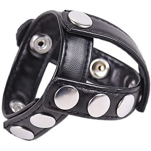 Sack Splitter Cock & Ball Ring Adjustable Penis Strap