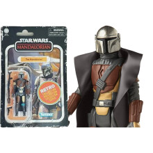 STAR WARS Colección Retro El Mandaloriano Figura de Acción Coleccionable de 3.75 Pulgadas