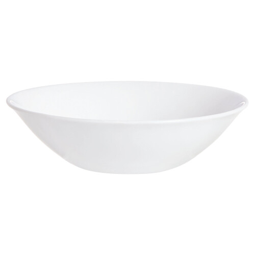 (Six Bowls) Luminarc Opal Glass White Dinner Set Tableware Collection Dinnerware Kitchen