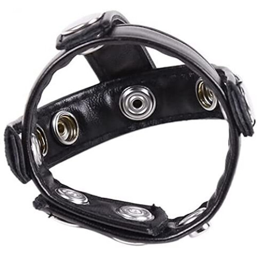 Sack Splitter Cock & Ball Ring Adjustable Penis Strap 2