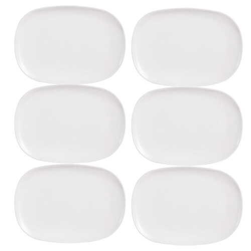 (Two Serving Plates) Luminarc Opal Glass White Dinner Set Tableware Collection Dinnerware Kitchen 2