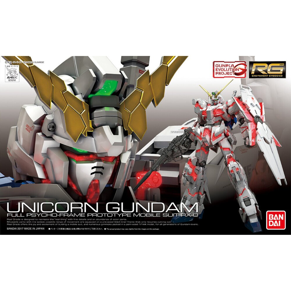 Bandai Real Grade Gundam Unicorn - 1:144