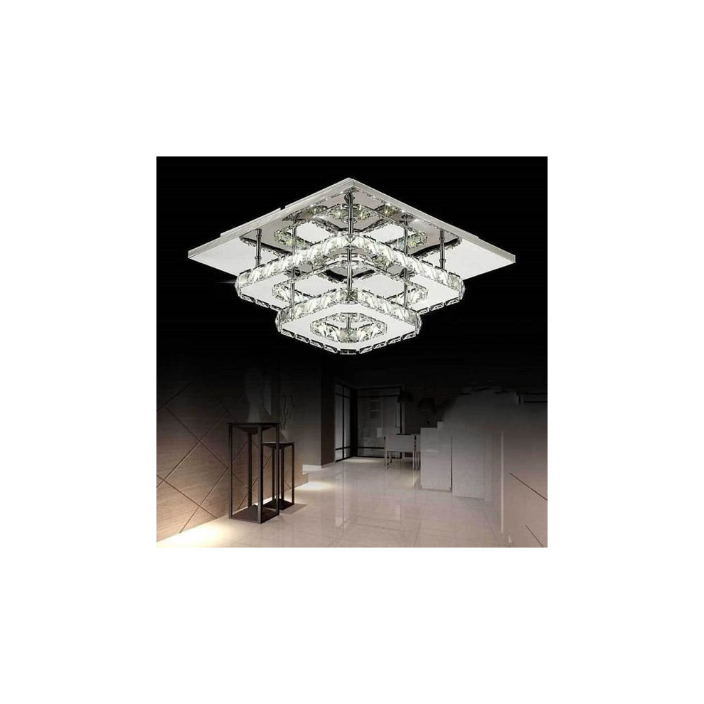 Modern 30cm 12W LED Crystal Ceiling lights chandeliers Aisle light, Cool white