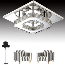 Modern 20cm 12W LED Crystal Ceiling lights chandeliers Aisle light, Cool white