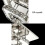 Modern 30cm 12W LED Crystal Ceiling lights chandeliers Aisle light, Cool white 3