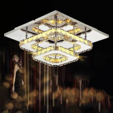 Modern 30cm 12W LED Crystal Ceiling lights chandeliers Aisle light, Warm White