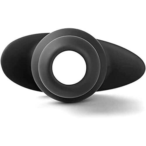 Silicone Peep Hole Hollow Butt Plug Enema, Large 2