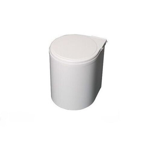 (White) Automatic waste bin under sink 13l