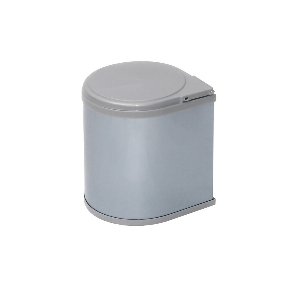 (Grey) Automatic waste bin under sink 13l