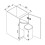 (White) Automatic waste bin under sink 13l 2