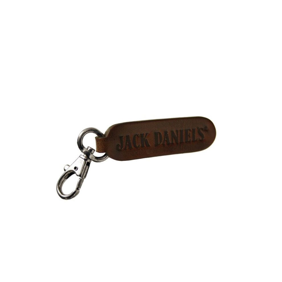 Jack Daniel's Western leather keyring