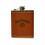 Jack Daniels Jack Daniel's 6oz tan leather hip flask 1