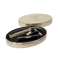 Jack Daniel's travel grooming kit in oval Mr Jack tin
