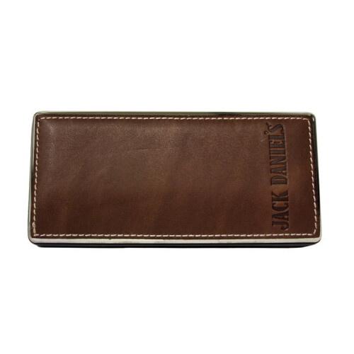 Jack Daniels Jack Daniel's embossed leather glasses case