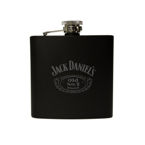 Jack Daniels Jack Daniel's black 6oz hip flask
