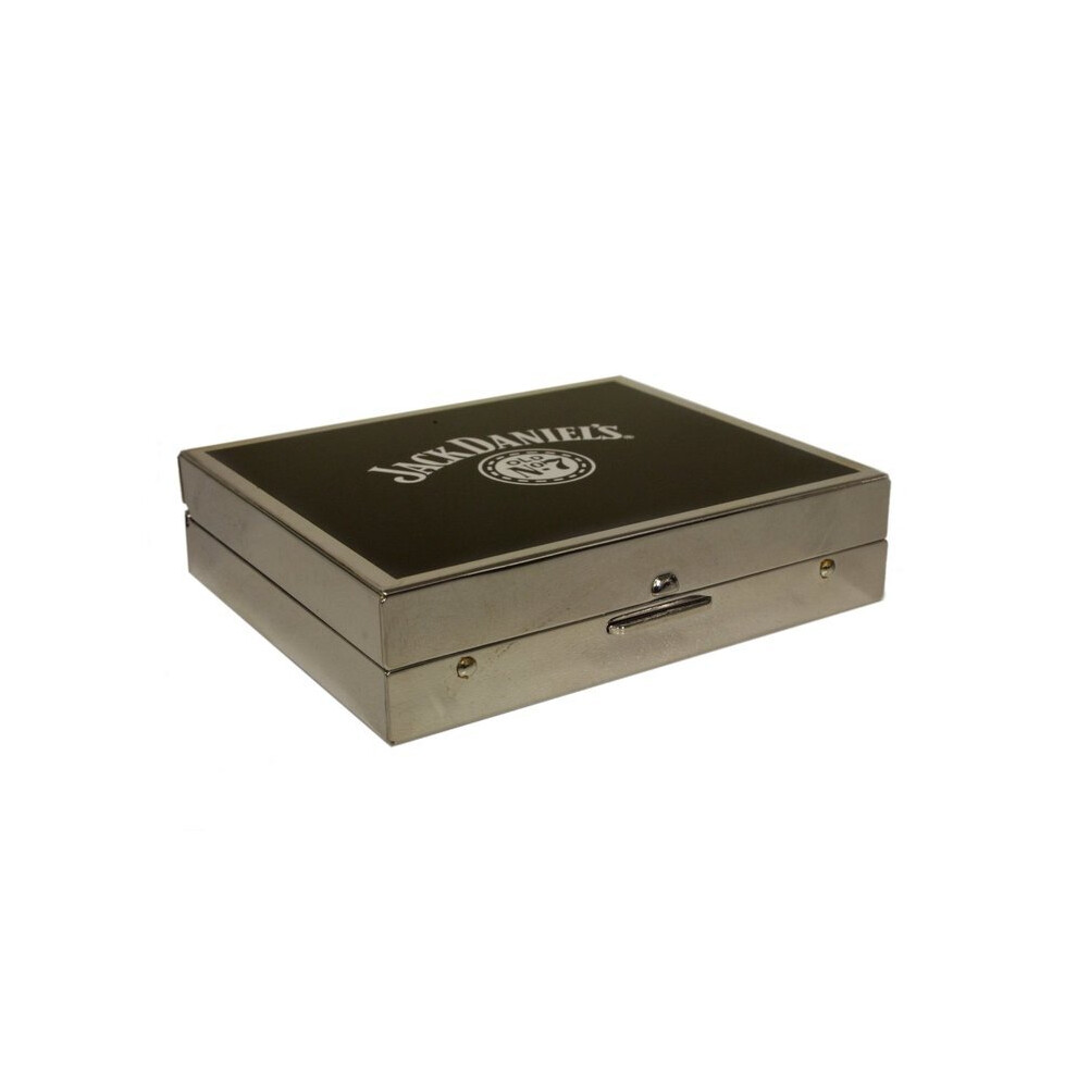 Jack Daniels Jack Daniel's Travel Contact Lens Case Accessories With Mirror Black