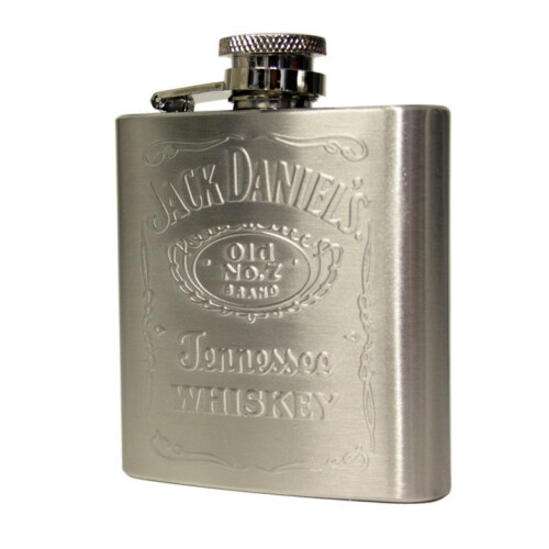 Jack Daniels 2.5oz Jack Daniel's stainless steel hip flask