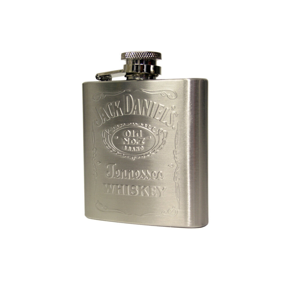 2.5oz Jack Daniel's stainless steel hip flask