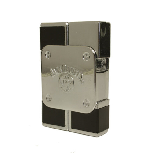 Jack Daniels Jack Daniel's square electronic gas lighter black and chrome