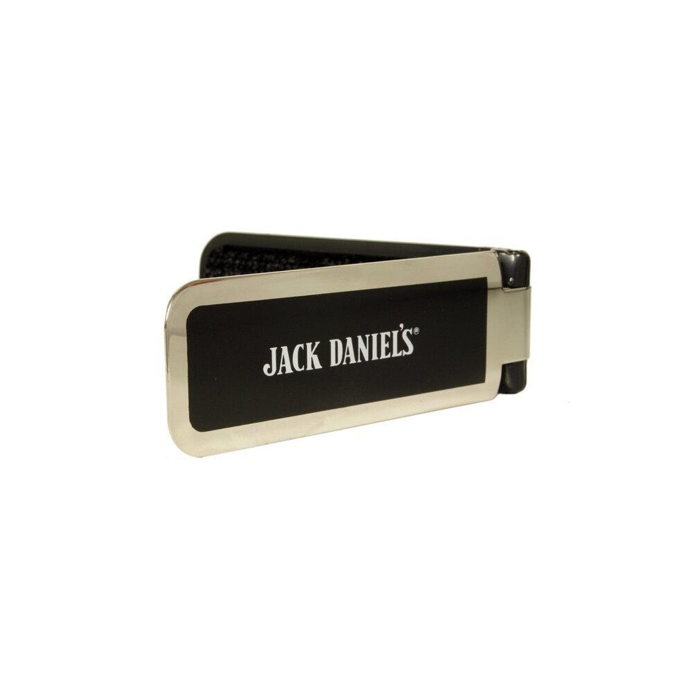 Jack Daniel's travel clothes brush black and chrome