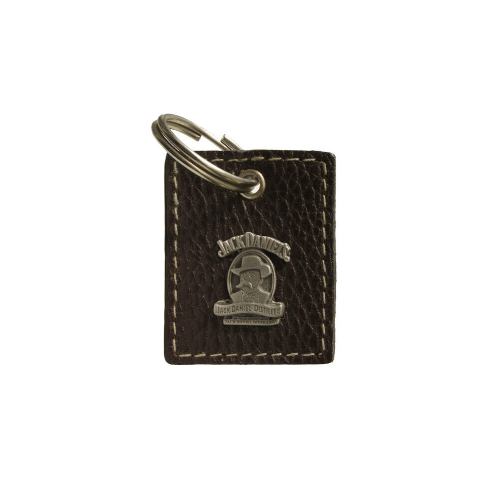 Jack Daniel's Mr Jack leather keyring