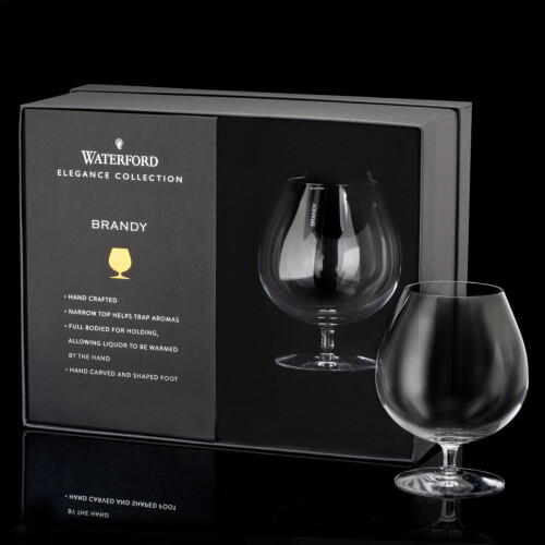 Waterford Crystal Elegance Brandy Glass Pair