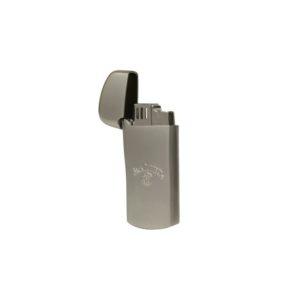 Jack Daniel's satin chrome electronic gas lighter