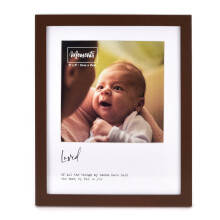Moments Wooden Photo Frame with Mount 6" x 6" - Loved