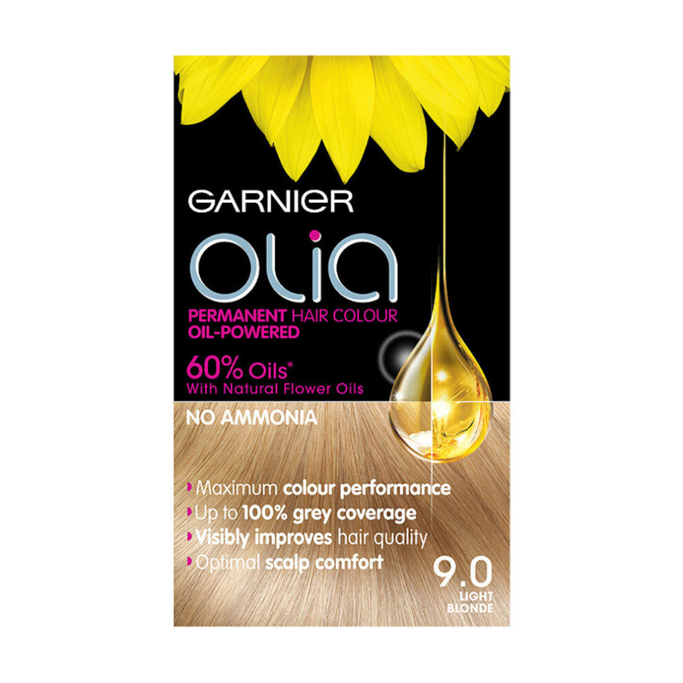 Garnier Olia 9.0 Light Blonde Permanent Hair Dye