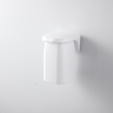 (white) Magnetic Wall Mount Gargle Cup Rack