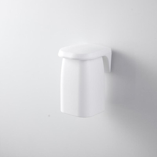 (white) Magnetic Wall Mount Gargle Cup Rack