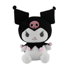 (Pink) 10"Kuromi Plush Toy Stuffed Doll Cartoon Kid Gift