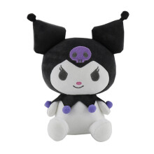 (Purple) Kuromi Plush Toy Stuffed Doll Cartoon Gift 25cm