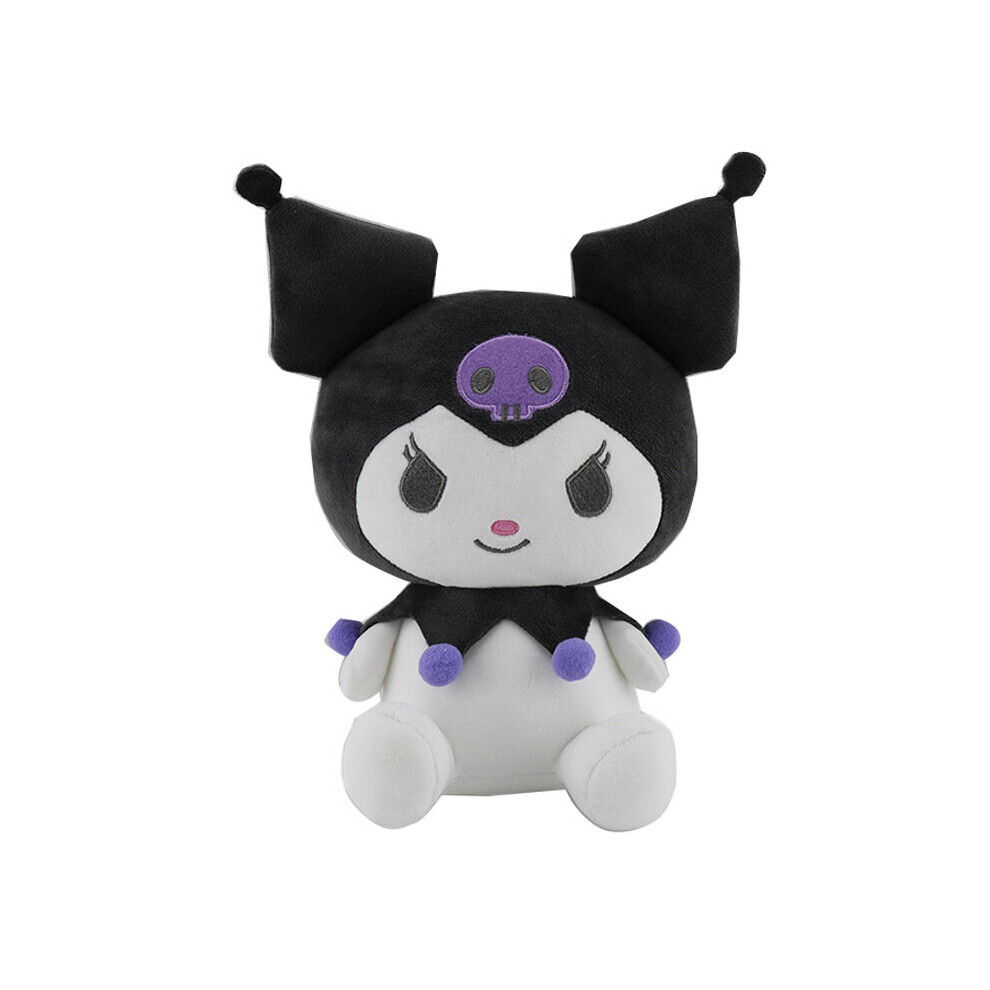 (Purple) Kuromi Plush Toy Stuffed Doll Cartoon Gift 25Cm Purple