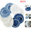 8x Car Microfiber Polisher Bonnets Polishing Pads Wax Wash Buffer 3