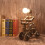 Industrial Iron Riding Robot Steampunk Table Lamp Retro Water Pipe 1