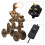 Industrial Iron Riding Robot Steampunk Table Lamp Retro Water Pipe 4