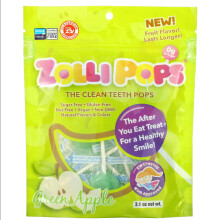 The Clean Teeth Pops, Green Apple, 3.1 oz